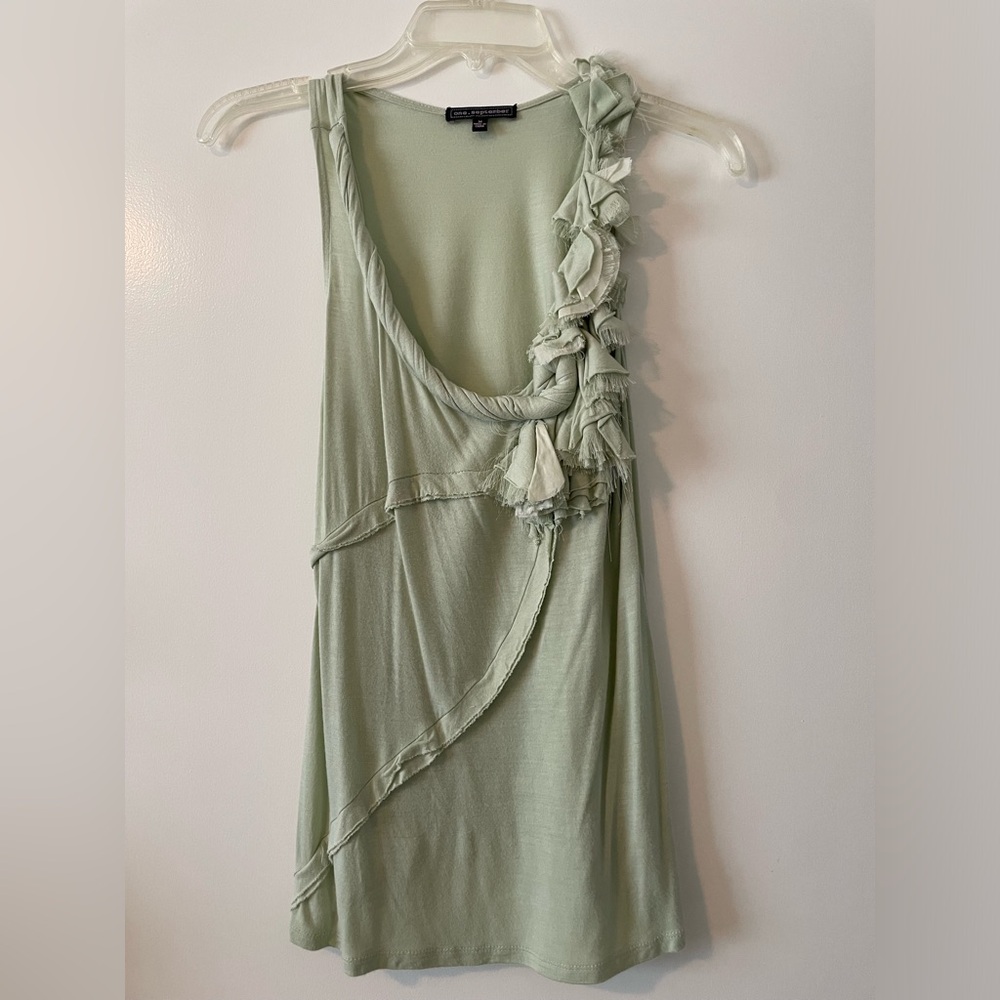 Anthropologie One September Sage Alchemilla Tank Top